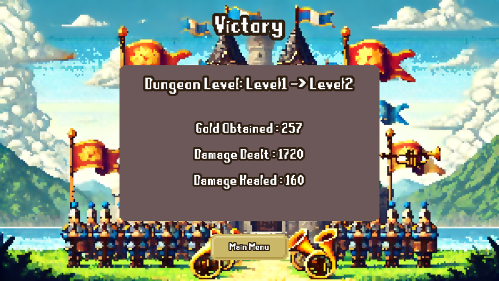 Dungeon Mana Victory